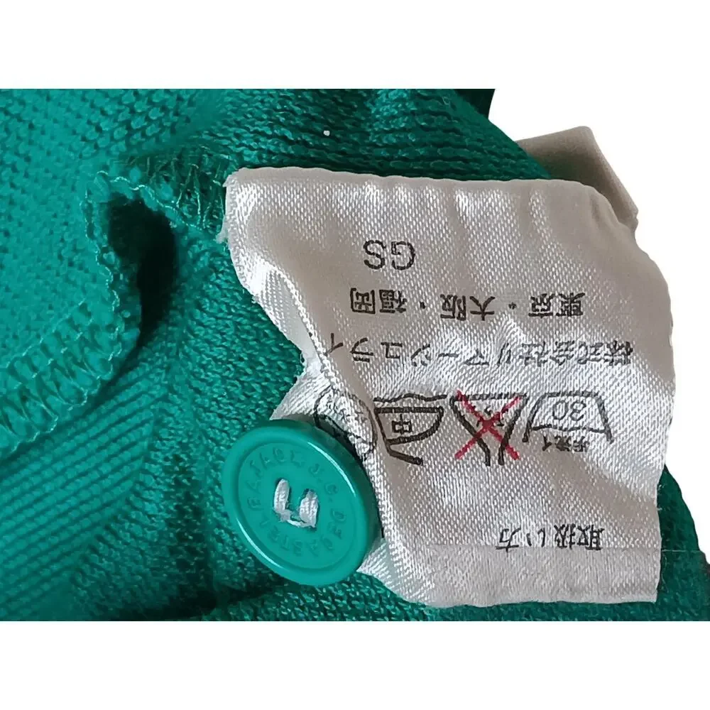 Jean Charles de Castelbajac Sport Men’s Polo Shirt Green Anchors Away Sz 1 Small - Picture 15 of 15